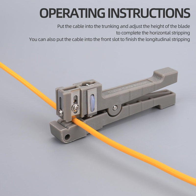 KELUSHI Fiber Optic Tool Cable Stripper 45-162 Buffer Tube Coaxial Cable Stripper Coax Stripping Hand Tool - Image 3